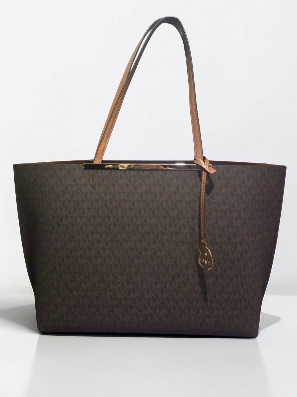 Michael Kors Brown Monogram Tote Bag